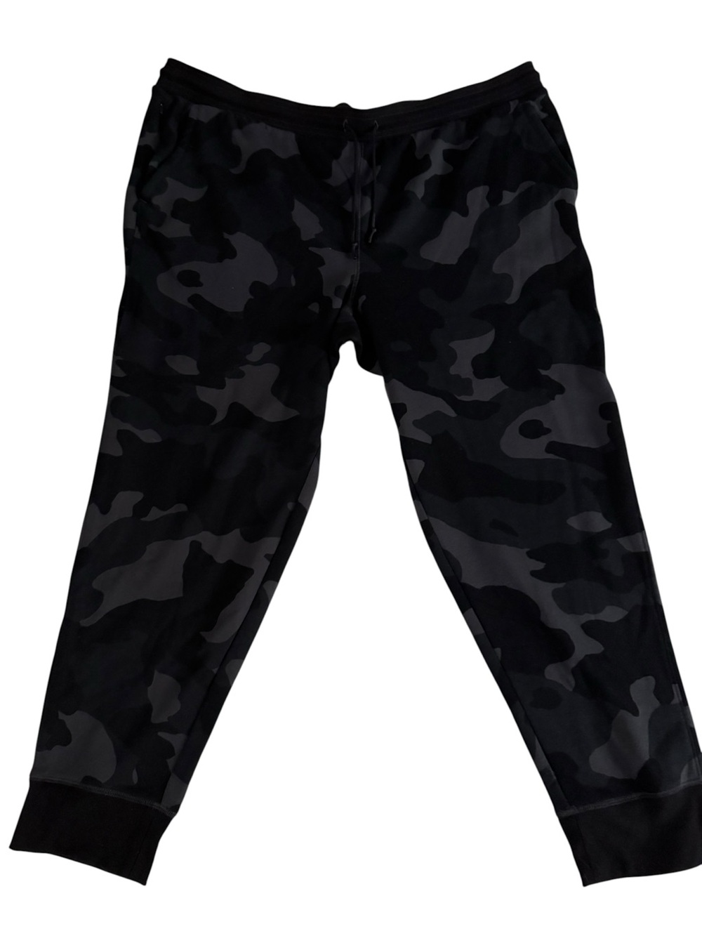 All In Motion Women’s XXL Camo Fleece Jogger Pants Black / Gray. New!